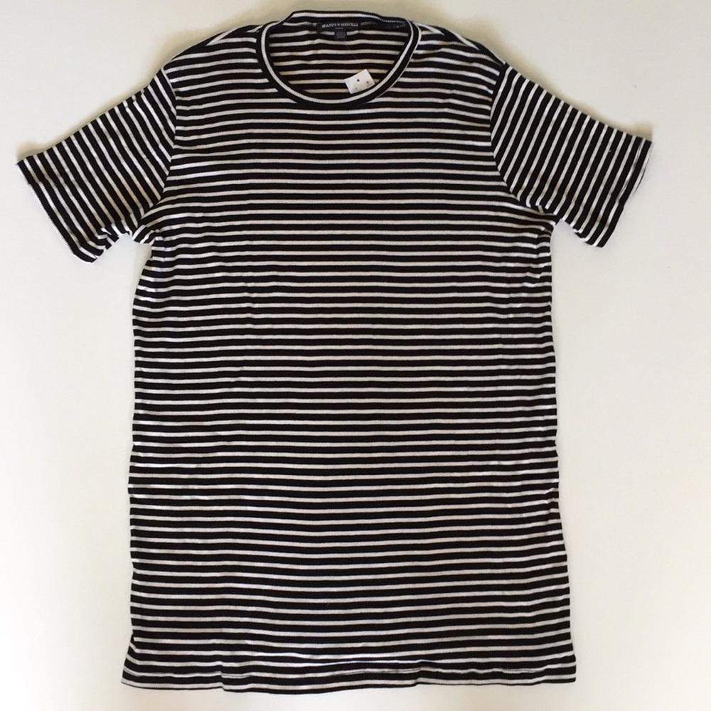 Brandy Melville Oversized stripe Top T-shirt dress oversized shirt - Picture 2 of 7